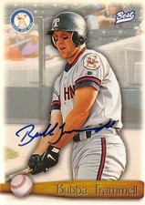 Bubba Trammell autographed baseball card (Toledo Mud Hens) 1998 Best Rookie #BT