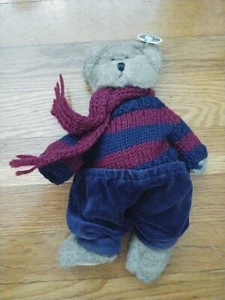The Bearington collection Bear #1391 limited Scott stripe sweater scarf - Picture 1 of 10
