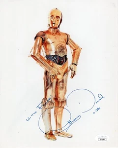 Anthony Daniels Star Wars C-3P0 Autographed 8x10 Photo w/ JSA COA - Picture 1 of 2