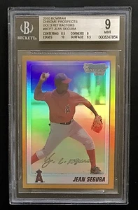 Jean Segura 2010 Bowman Chrome Prospects Gold Refractor Rookie RC BGS 9 Mint /50 - Picture 1 of 3