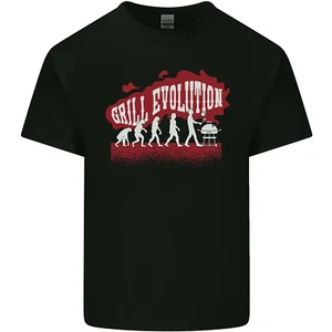 Camiseta top de algodón Grill Evolution divertida barbacoa para hombre - Imagen 1 de 109