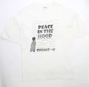 Camiseta vintage Chicago Peace In The Hood talla 3XL - Imagen 1 de 7
