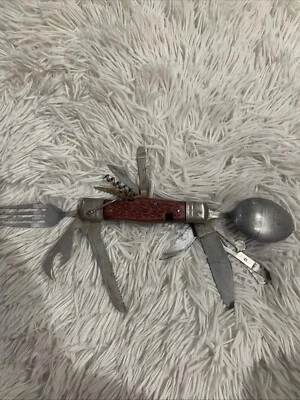 Navaja de Bolsillo Supervivencia Multiherramienta Camping Hobo/Scouts JAPÓN De Colección 11 Gadgets Foto 1 de 4