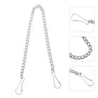  6 Pcs Commode Toilet Flapper Accessories Baffle Chain Stainless Steel