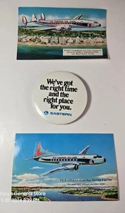 Pacchetto Cartoline Compagnia Aerea Orientale e Spilla Promozionale Silver Falcon Super C - Foto 1 di 7