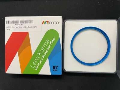 BRAND NEW!!  MeFOTO 67mm Lens Karma UV Filter (Blue) MUV67B - Image 1 of 2