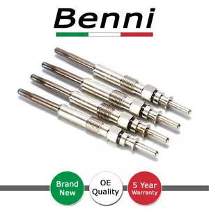 Benni 4x Diesel Heater Glow Plugs Fits BMW 3 Series (E90) 320 d Diesel (2004-201 - Picture 1 of 2