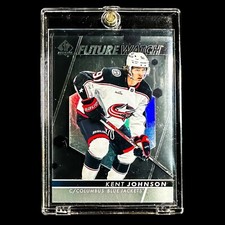 KENT JOHNSON Future Watch Acetate Insert SSP 2022-23 UD SP Authentic Hockey
