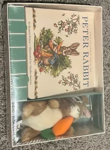 Brandneu/Versiegelt Peter Rabbit Geschenkset (von B. Potter, Buch mit Stofftier Hase) - Bild 1 von 3