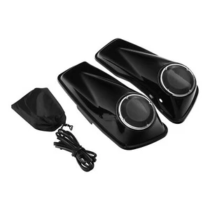 6.5" Saddlebag Speaker Lids Fit For Harley Touring Electra Street Glide 14-up - Picture 1 of 6