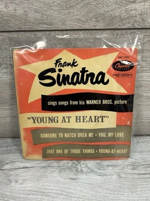 Frank Sinatra,"Young At Heart" 7" vinyl record EP Capital EAP 1 571 - Image 1 of 4