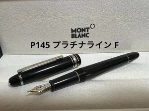 Montblanc Meisterstück P145 Platinum Line F Fountain Pen – Compact Elegant - Picture 1 of 24