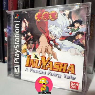 PS1 Inuyasha A Feudal Fairy Tale (Sony PlayStation 1) - New Sealed - Image 1 of 4