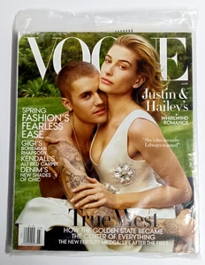 Vogue Magazine March 2019 Bieber NEW Sealed - Picture 1 of 3