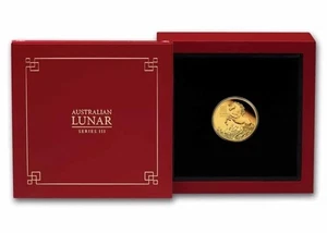 ๐บ๐ธ2026 Australia 1/10 oz Gold Lunar Horse Proof (w/Box & COA) - Picture 1 of 5