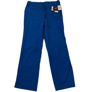 ICU By Barco Scrub Pants Women’s Large Tall Royal Blue Work Wear Comfort New - Picture 1 of 17