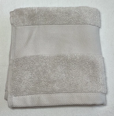 RALPH LAUREN WASHCLOTH  WESCOTT PLACID GRAY 100% COTTON  NWT - Image 1 of 3
