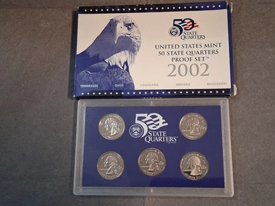 2002 US Statehood Quarter Proof Set - Image 1 of 2