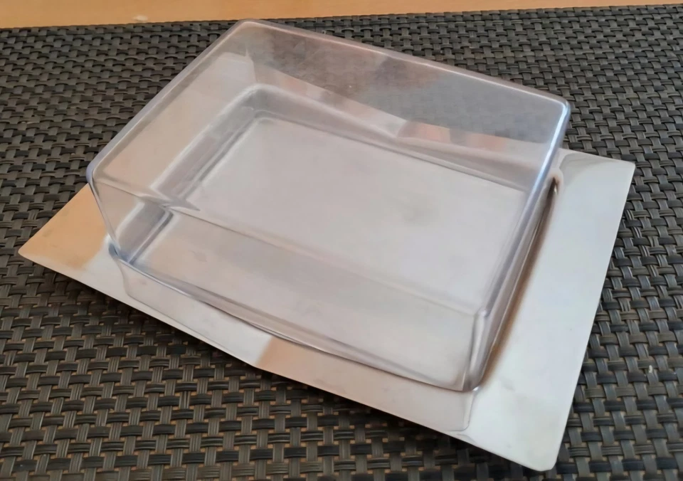 Elegante WMF Butterdose Cromargan Silber  - Bild 1 von 1