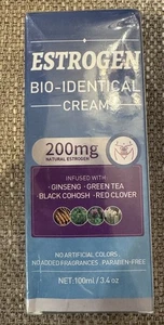 New Estrogen Bio-Identical Cream 200mg 3.4 oz - Picture 1 of 2