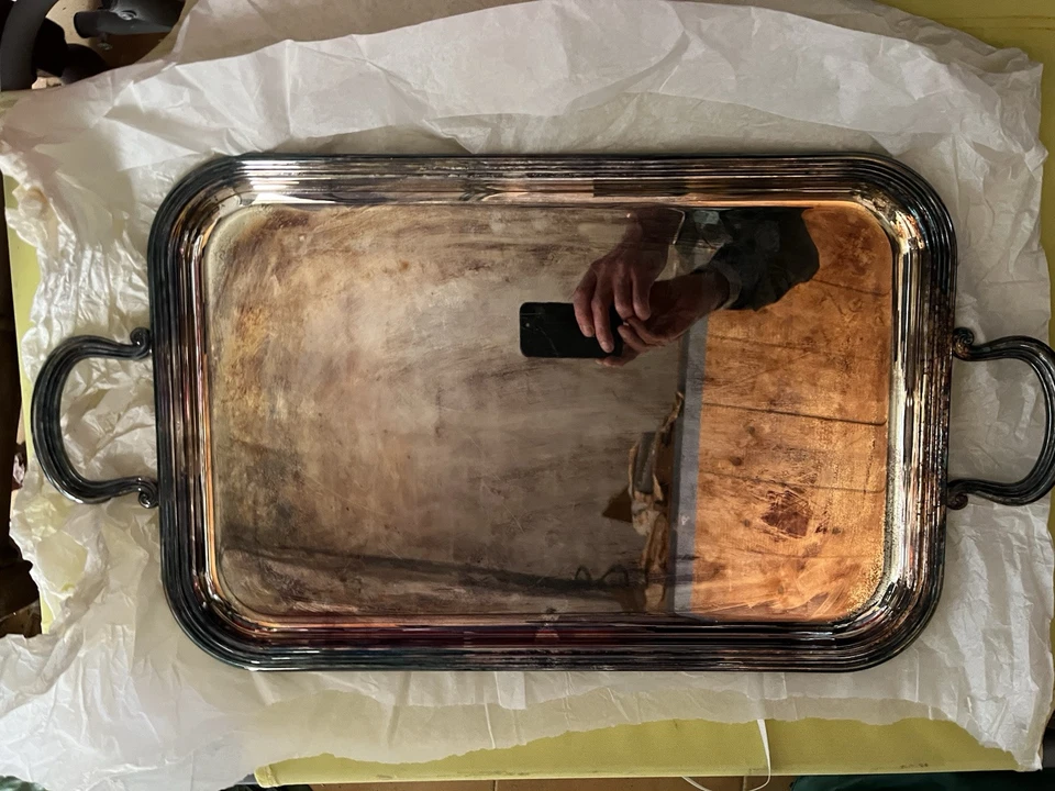 Vassoio argento vintage  - Immagine 1 di 4