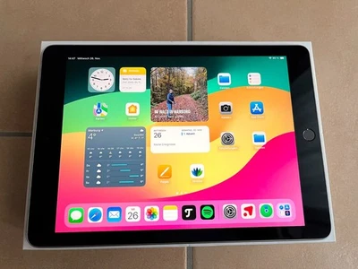 Apple iPad 6. Gen.  (2018) - 32GB - Wi-Fi - Space Grau - TOP - Bild 1 von 4