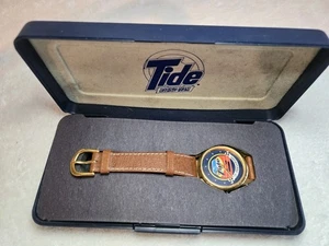 Vintage Tide Racing Nascar 10th Anniversary Uhr TMI JAPAN Y121E Hana Time Leder - Bild 1 von 4