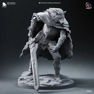 Blaidd the Half-Wolf | 10-Inch Resin Model Kit | Elden Ring Ranni’s Loyal Shadow - Picture 1 of 8
