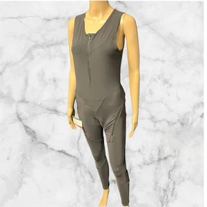 BNWT Decathlon Black All In One Sleeveless Zip Front Suit Size 14  - Picture 1 of 1