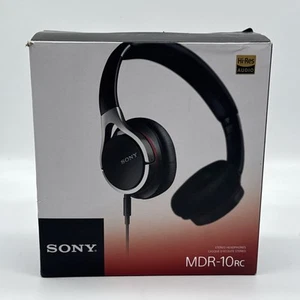 AURICULARES ESTÉREO SONY MDR-10RC NEGROS AUDIO UAX ALTA RESOLUCIÓN 3,5 MM - Imagen 1 de 3