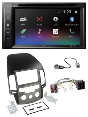 Pioneer Bluetooth MP3 USB 2DIN DAB DVD Autoradio für Hyundai i30 (ab 08) - Bild 1 von 4