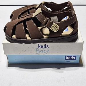 Vintage Toddler Keds Shoes High Tide Brown/ Stone Nubuck - Picture 1 of 6