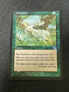 MTG Judgment Seedtime Foil English Card 1 hoja usada - Imagen 1 de 2