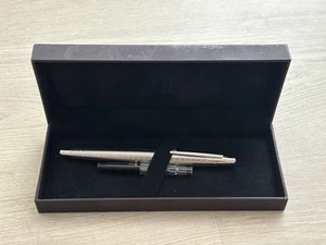 Dunhill Gemline AD2000 Collection Chrom Füllfederhalter M 18K in Box Gemline RAR - Bild 1 von 13