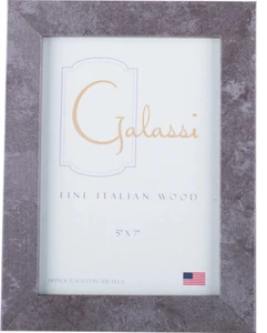 F. G. Galassi Handmade Fine Italian Wood Grey Granite5x7 39857 Made in USA frame - Picture 1 of 1