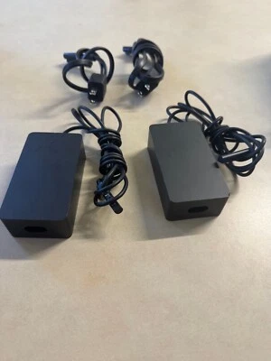 Lot of 2x Microsoft Original Surface Charger 1536 12V 3.6A 48W - Image 1 of 4