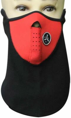 Máscara facial esportiva pescoço quente motocicleta bicicleta urbana antipoluição - Imagem 1 de 2