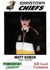 1993-94 Johnstown Chiefs #22 Matt Koeck