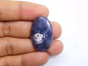 Top Regenbogen Iolith Sonnenstein Cabochon 100 % natürlich locker Edelstein 30 K. ME-4832 - Bild 1 von 6