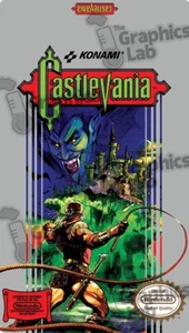 Replacement Game Cartridge Label - Castlevania for Nintendo NES - Picture 1 of 1
