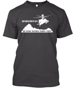 T-Shirt Afghanistan Veteran We Were Winning When I Left Made in USA Größe S-5XL - Bild 1 von 1