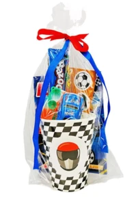 Pre Filled Racing Cars Party Cup Gifts,Younger Children's Ready Filled Activity - Picture 1 of 8