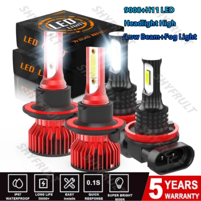 Для Suzuki XL-7 2008 2009 Sport 6000K светодиодная фара Hi/Lo + комплект противотуманных фар - Изображение 1 из 4