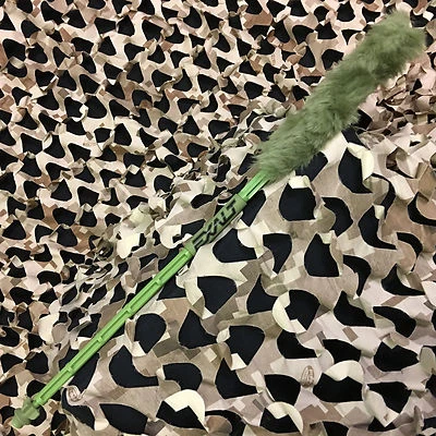 NEW Exalt Paintball Barrel Maid Swab Squeegee Folding - Solid Olive