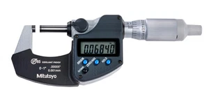 Mitutoyo 293-344-30 - 0" - 1"/25mm Micrometro Digimatico RA Ditale .00005, IP65 - Foto 1 di 2