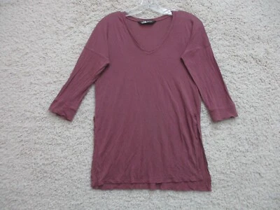 Camisa Pullover The North Face Pequeña Adulto Roja Manga 3/4 Elastizada Logo Mujer S Foto 1 de 4