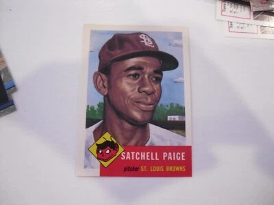 Satchel Paige 1991 1953 Topps Archives #220 St. Louis Browns - Image 1 of 2