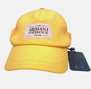 Armani Exchange Caps Hats Color Yellow (ORIGINAL WITH TAGS) - Picture 1 of 3
