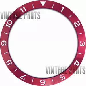 38*30,7 mm rojo aluminio pendiente bisel inserto apto para relojes skx007 GMT - Imagen 1 de 1