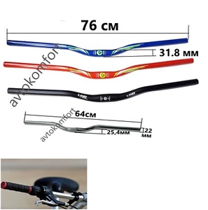 Alloy Aluminium 25.4 31.8mm 760mm Wide Rise Handlebar Handles Bicycle MTB BIKE - Picture 1 of 15